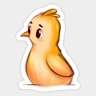 Cute Chicken Drawing Sticker